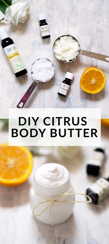 DIY Beauty Recipes: Honey Grapefruit Whipped Body Butter DIY
