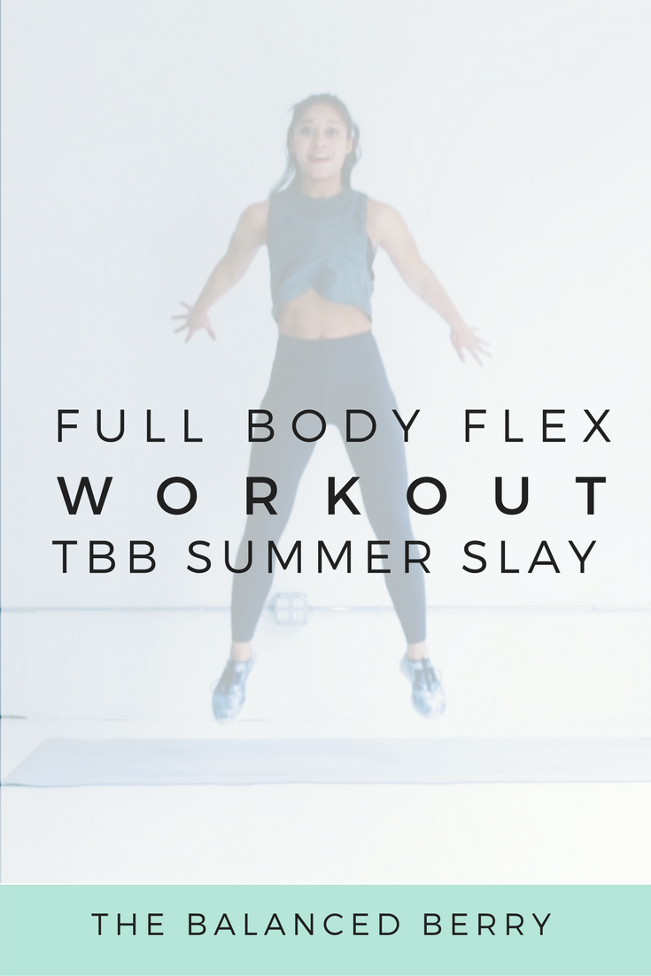 Bottoms Up Booty Workout (TBB Summer SLAY) - The Balanced Berry